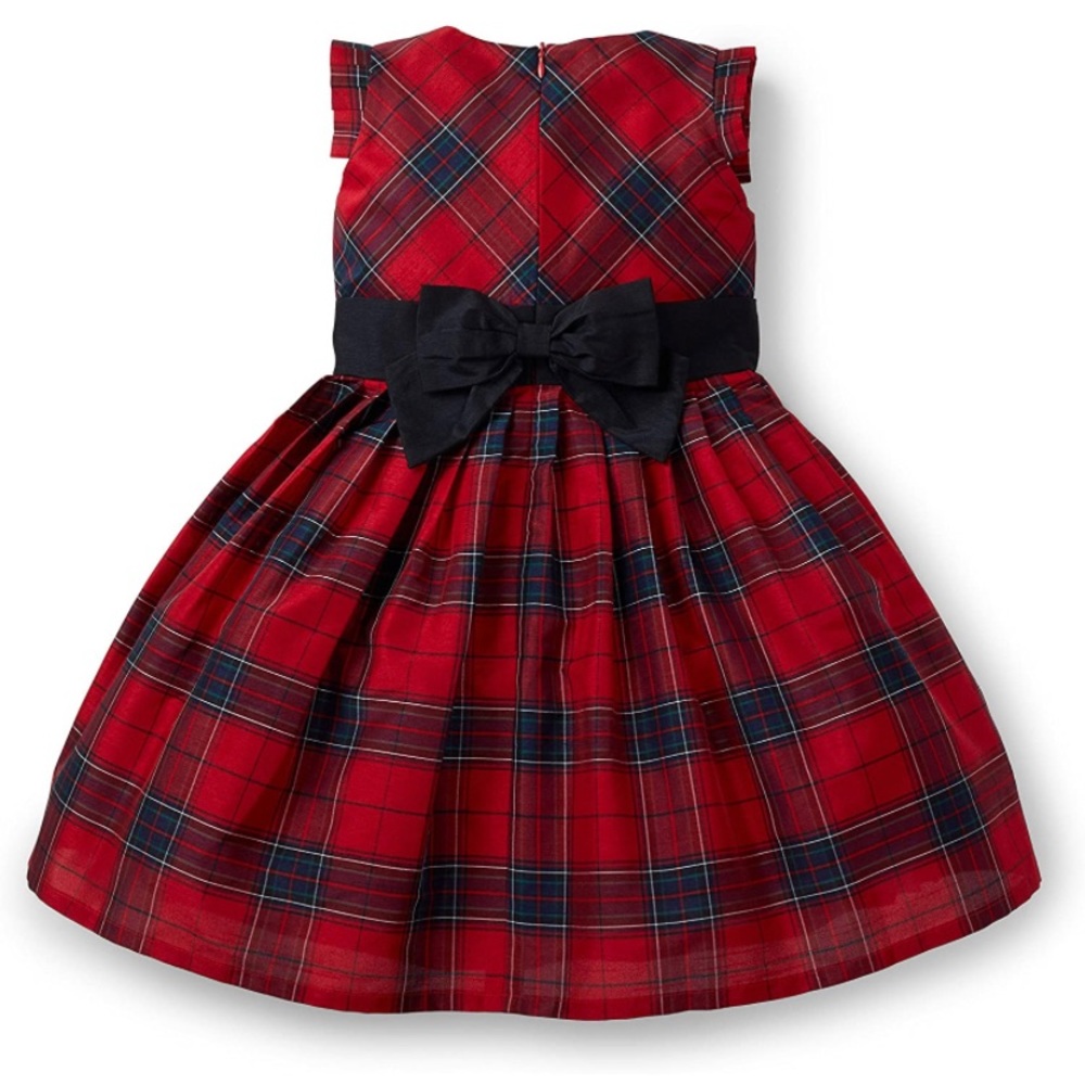 Hope & Henry Plaid Holiday Dress (Size 6)